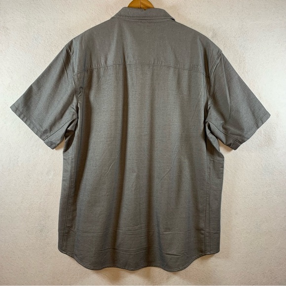 NWT ASCEND Men’s Endeavor Steel gray casual button down - Picture 9 of 10